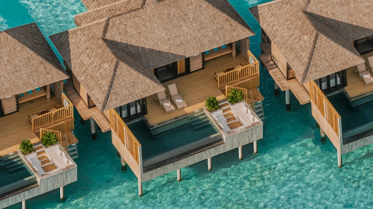 Sunset Horizon Water Villa with Pool